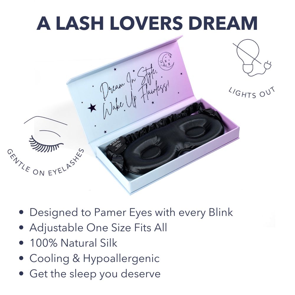 NEW! LASH LUXE  SLEEP MASK - BLACKOUT