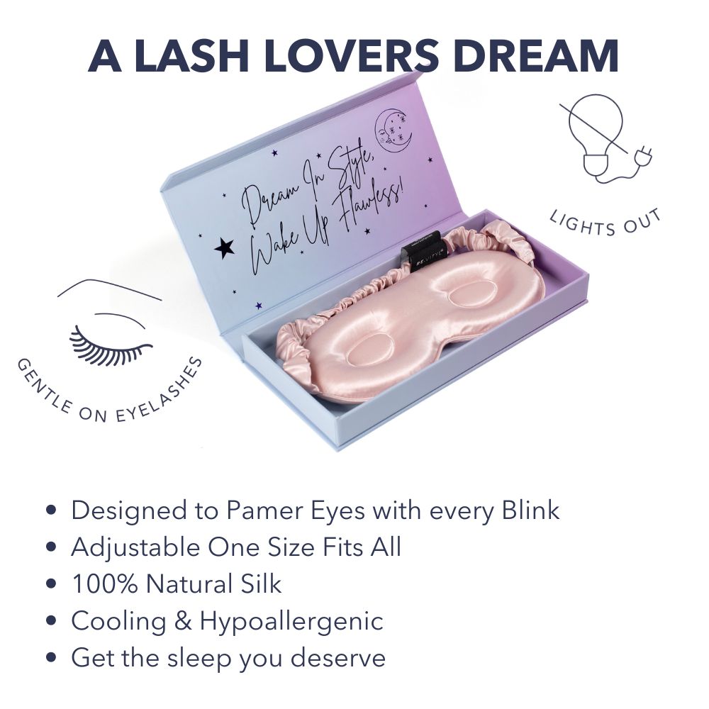 NEW! LASH LUXE SLEEP MASK - PINK CLOUDS