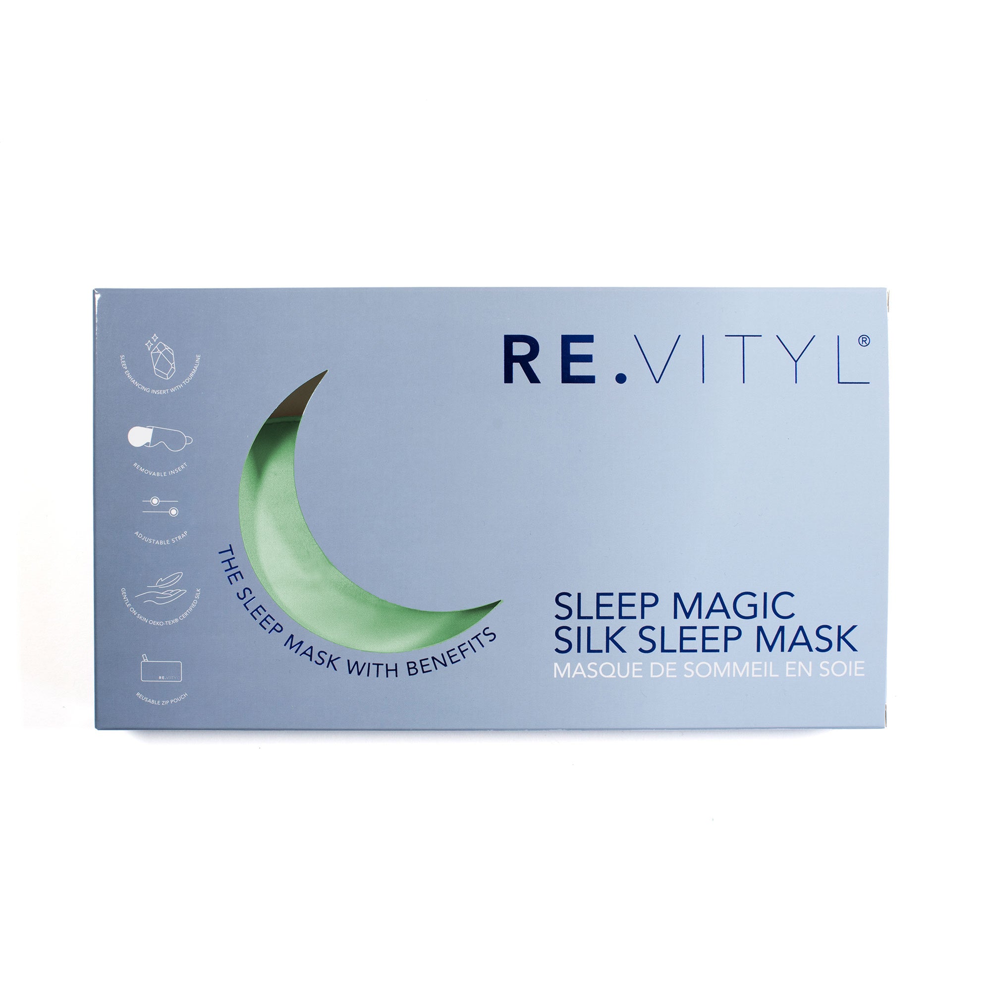 SLEEP MAGIC SILK MASK - COOL GREEN | RE-VITYL